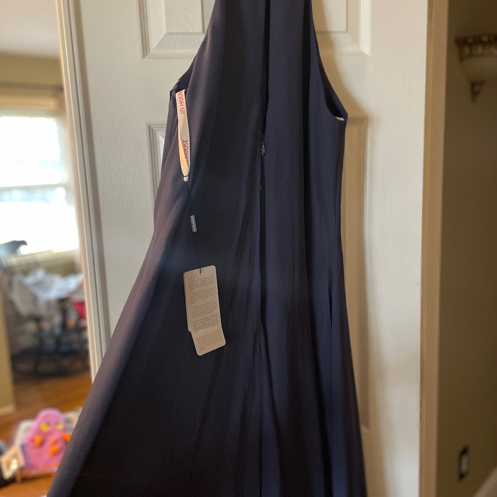 Smoke Blue handkerchief bottom dress